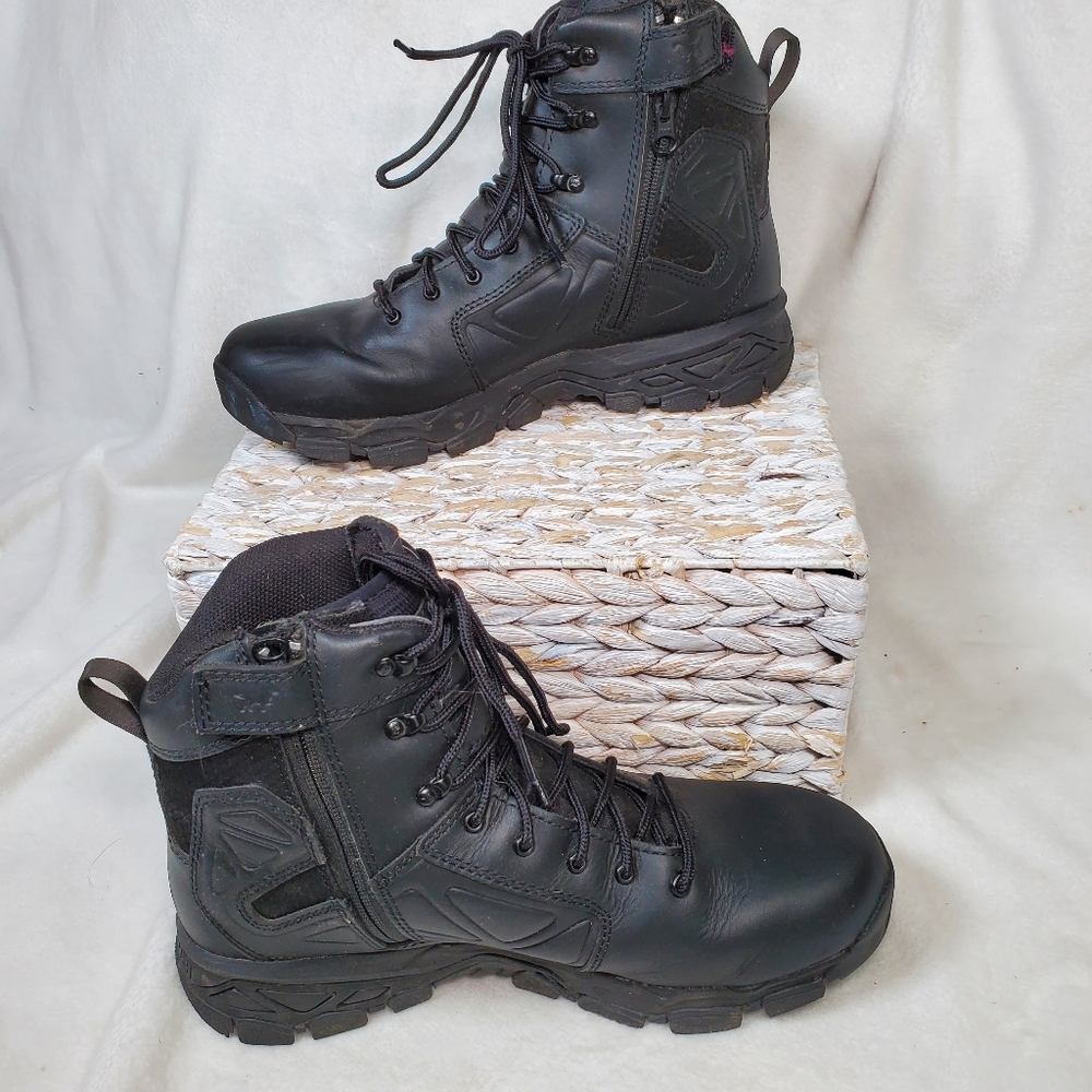 Irish Setter Men's Black Ankle Round Toe Lace Up Vaprtrek Hunting Boots Size 8.5 - Picture 2 of 7